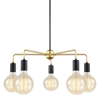 Lampa wisząca Malene MDM3386/5 BK+GD ITALUX tylko brac - rabaty czekaja